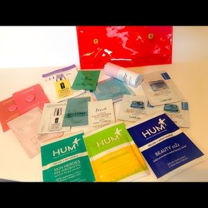 Mix of high end skin care samples.